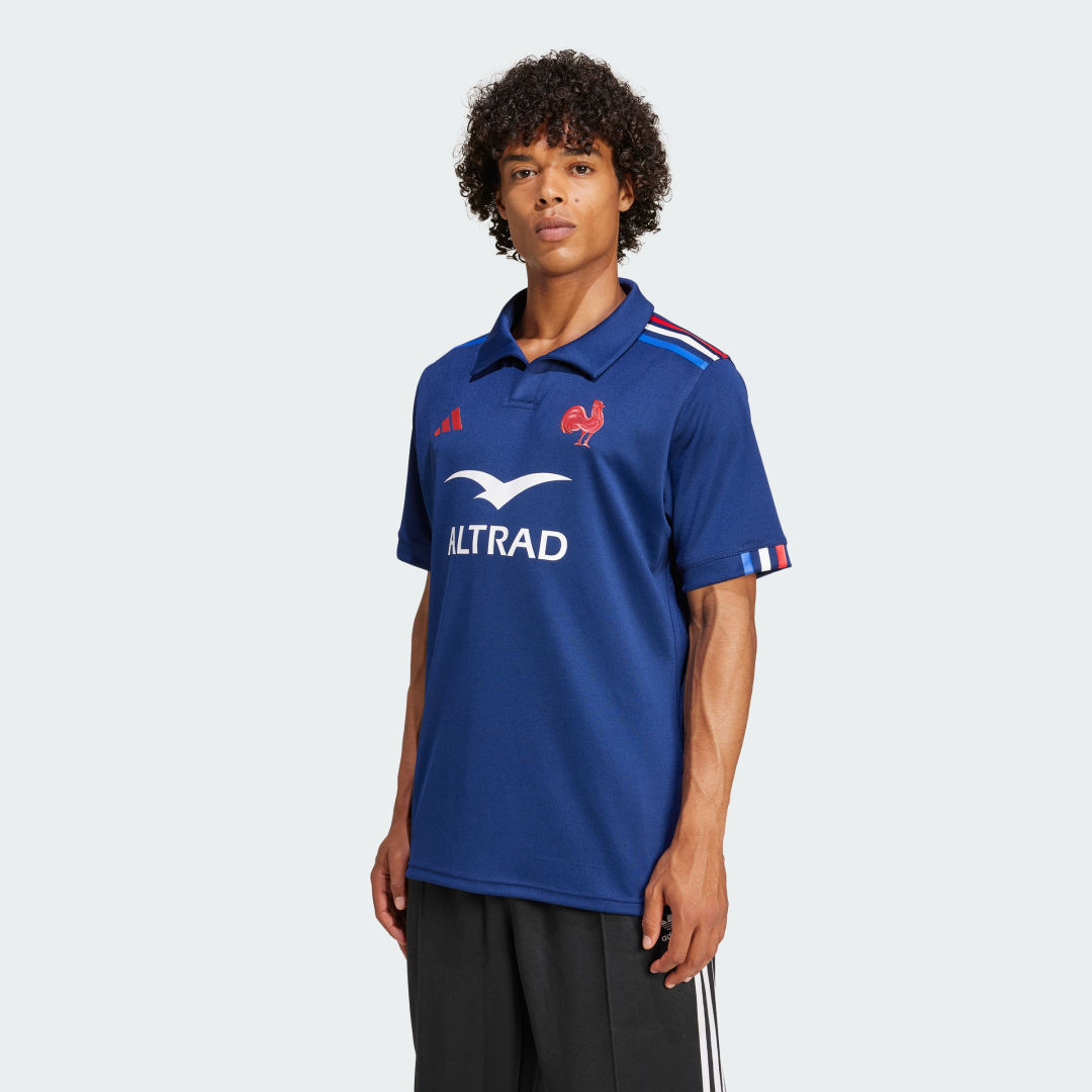 Фланелка adidas Performance France Rugby Home Jersey Тъмно синьо | JG3533, 1