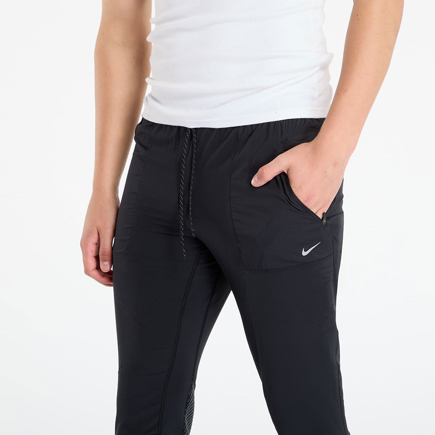 Спортни панталони Nike Dri-FIT Running Pants with Reflective Accents Black/ Reflective Silv Черно | IM6282-010, 1