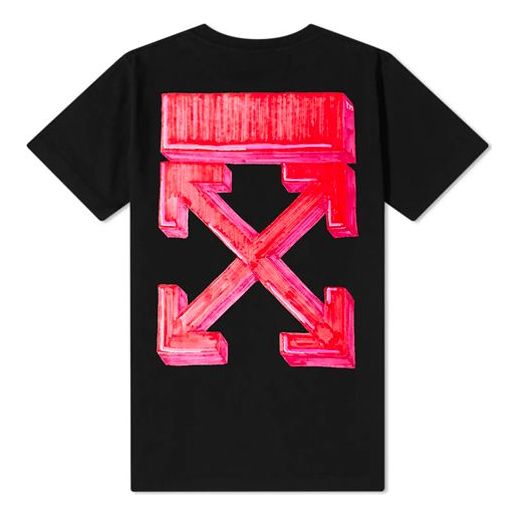 Тениска Off-White Off-White Slim Marker T-Shirt Черно | OMAA027E20JER0051025