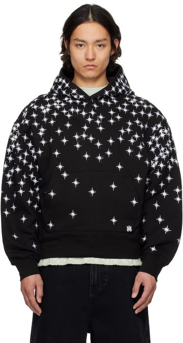 Суитчър AMIRI AMIRI Starburst Crystal Hoodie Черно | AMJYHD1111, 0