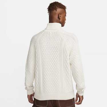 Пуловер Nike Life Cable Knit Turtleneck Jumper Бяло | FB7770-072, 3