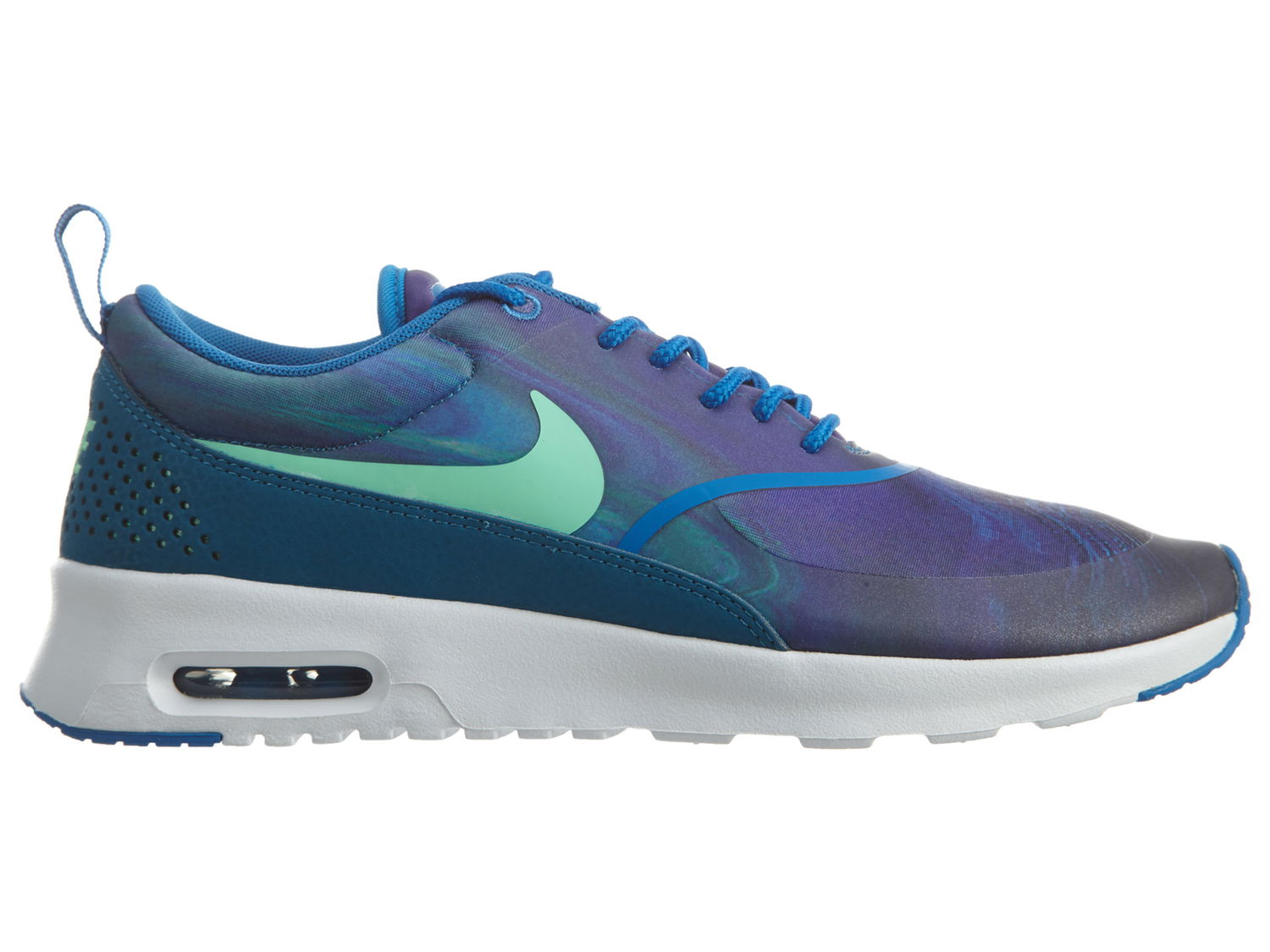 Кецове и обувки Nike Air Max Thea Print Blue Spark Green Glow W Синьо | 599408-405, 0