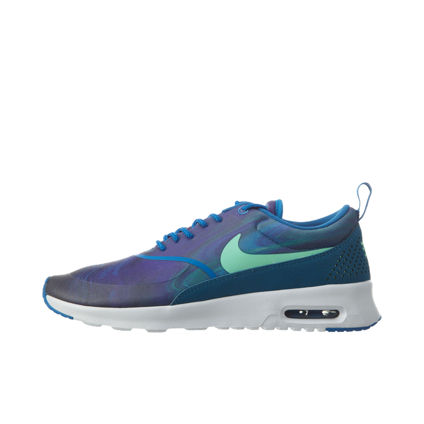 Кецове и обувки Nike Air Max Thea Print Blue Spark Green Glow W Синьо | 599408-405