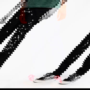 Панталони Pleasures Vomit Printed Trousers Черно | P21W021-BLACK, 0