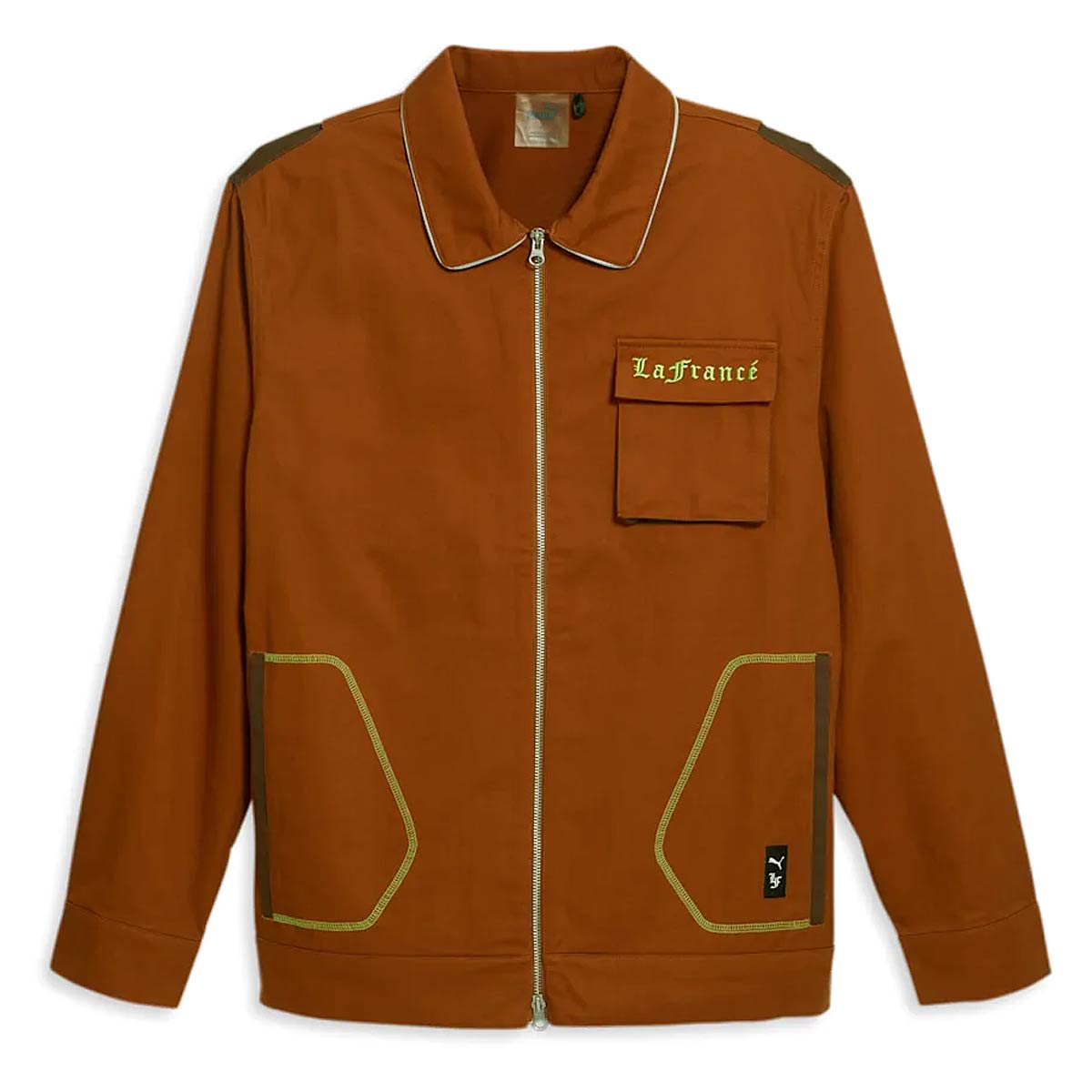 Яке Puma HOOPS MELO BALL X LA FRANCE JACKET Кафяво | 622826_01, 1
