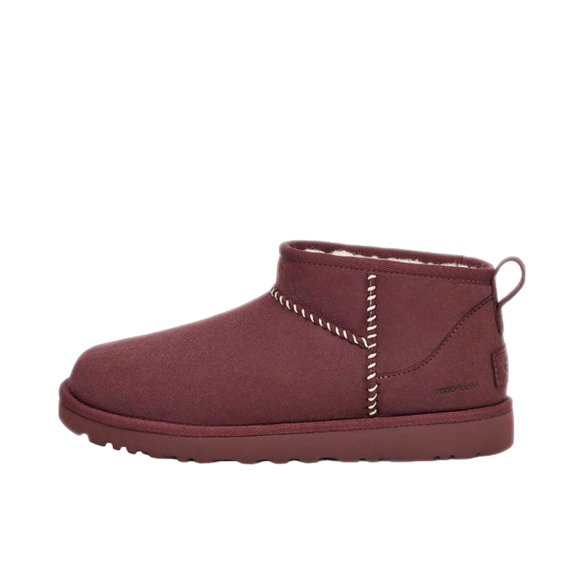 Кецове и обувки UGG Classic Ultra Mini Boot Madhappy Wild Grape (Women's) Бургунди | 1146332-WGRP