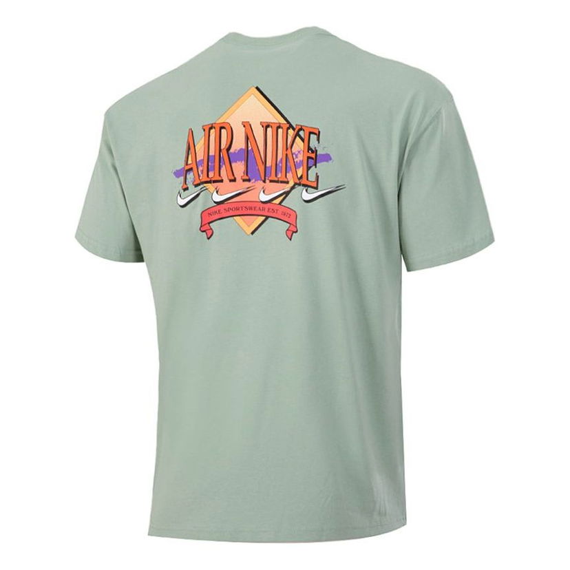 Тениска Nike Air Logo Graphic T-Shirt Зелено | DD1377-006