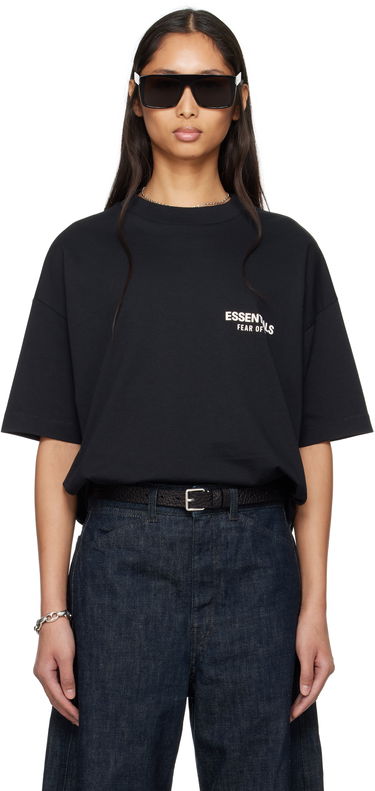 Тениска Fear of God Fear of God ESSENTIALS Classic Short Sleeve T-Shirt Черно | 125AS254190F, 0
