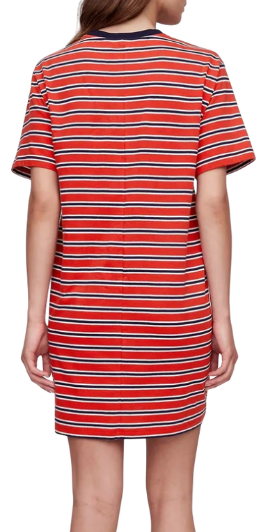 Pокля GAP Striped T-Shirt Dress Logo Americana Многоцветен | 727440-03, 1