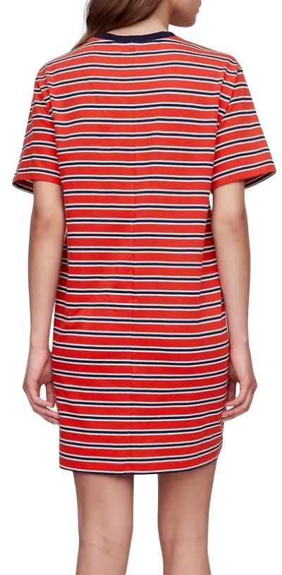 Pокля GAP Striped T-Shirt Dress Logo Americana Многоцветен | 727440-03, 1
