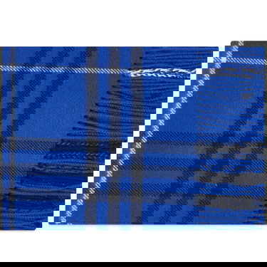 Шал Burberry Tartan Blend Merino Scarf Knight Тъмно синьо | 8073684-B7323, 0