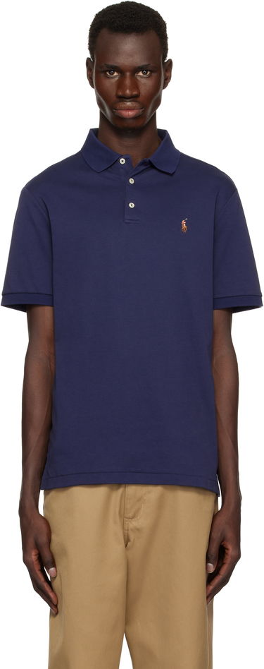 Поло тениска Polo by Ralph Lauren Polo Ralph Lauren Classic Fit Soft Cotton Polo Тъмно синьо | 710666999003, 0