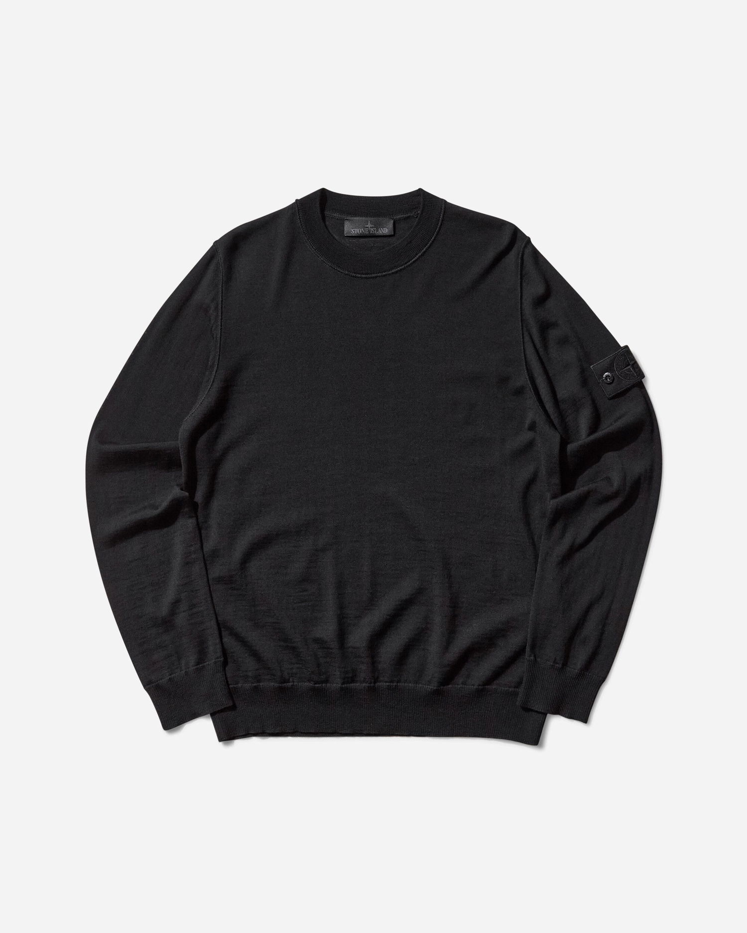 Пуловер Stone Island Ghost Pure Light Wool Crewneck Sweater Черно | K2S15-5100074-S00FC V0029, 1