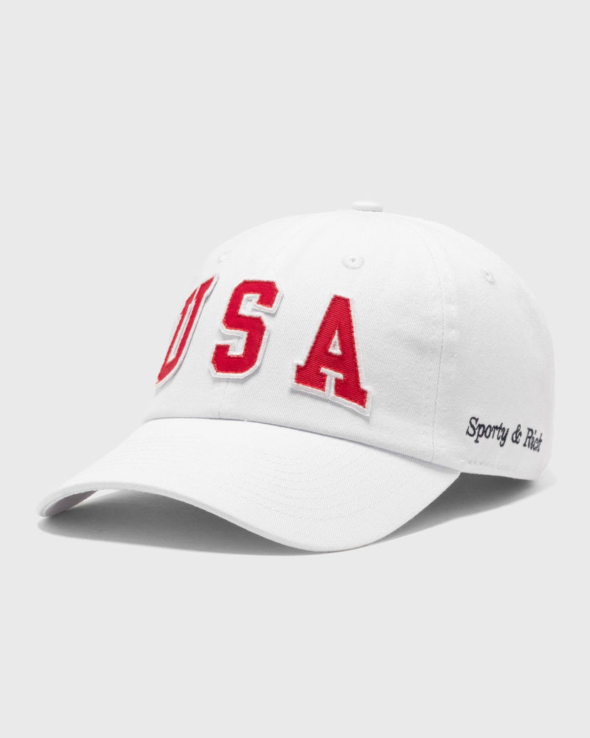 Шапка с козирка Sporty & Rich USA Hat Бяло | AC040503643WH01