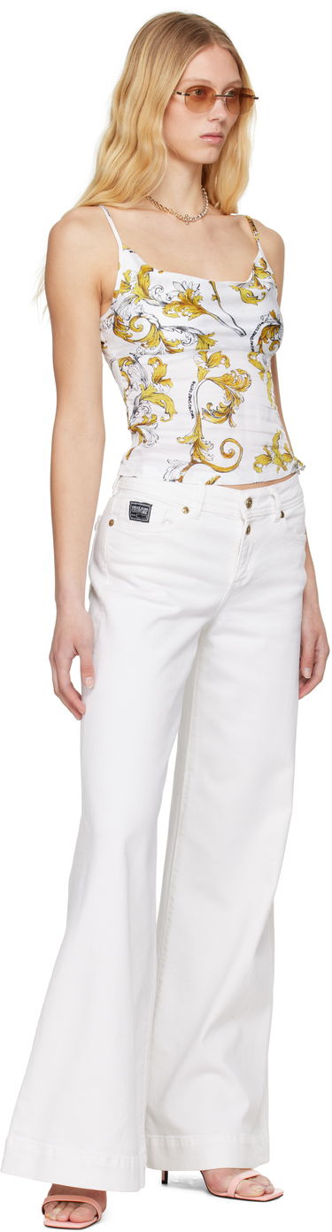 Кецове и обувки Versace Versace Jeans Couture Baroque Buckle Emily Heeled Sandals Розово | E78VA3S71_EZS190, 4