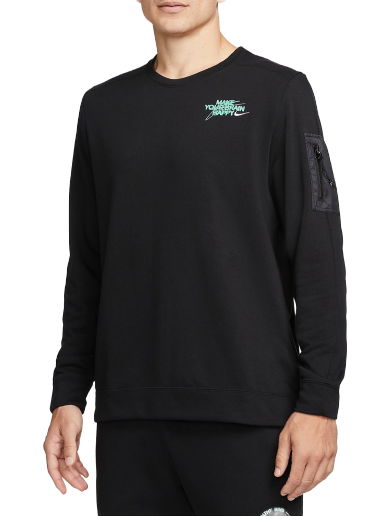 Суитчър Nike Sweatshirt Dri-FIT D.Y.E. Черно | dq7866-010