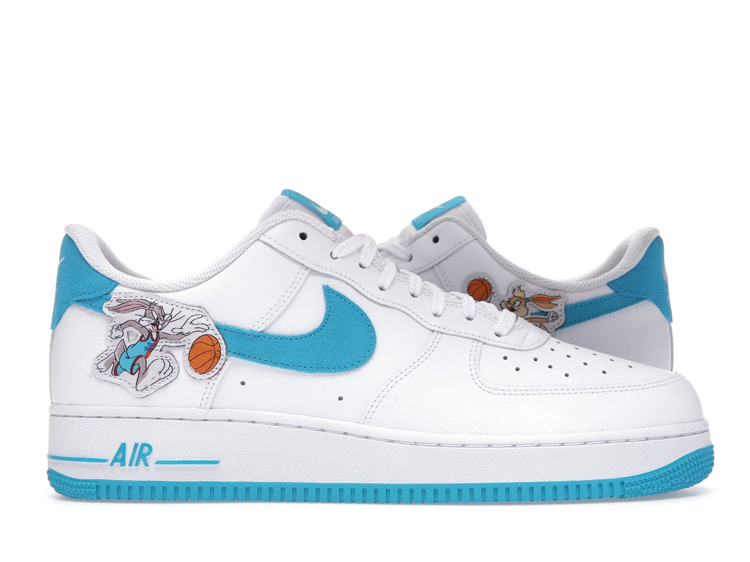 Кецове и обувки Nike Space Jam x Air Force 1 '07 Low "Hare" Бяло | DJ7998-100, 0