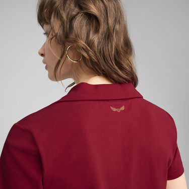 Съкратен топ Puma PUMA x HARRY POTTER Women's Cropped Polo Shirt Червено | 630097_13, 4