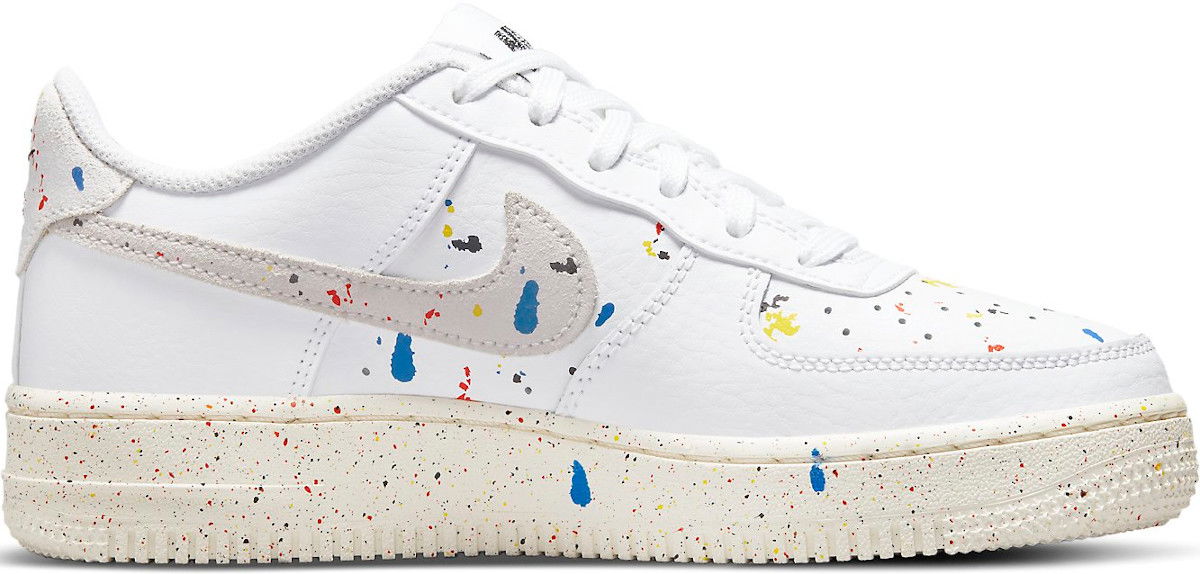 Кецове и обувки Nike Air Force 1 LV8 3 GS Бяло | dj2598-100, 0