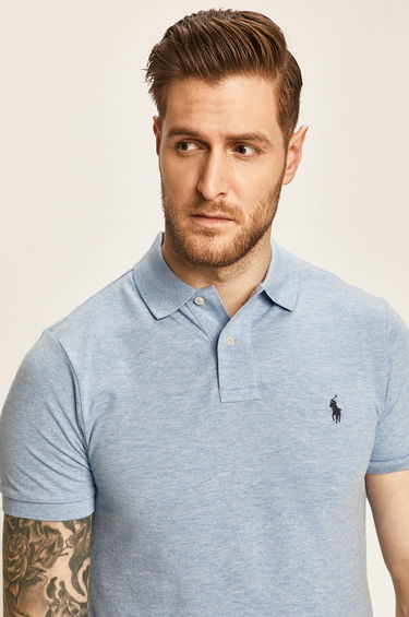 Поло тениска Polo by Ralph Lauren Slim Fit Polo Синьо | 710548797013, 0