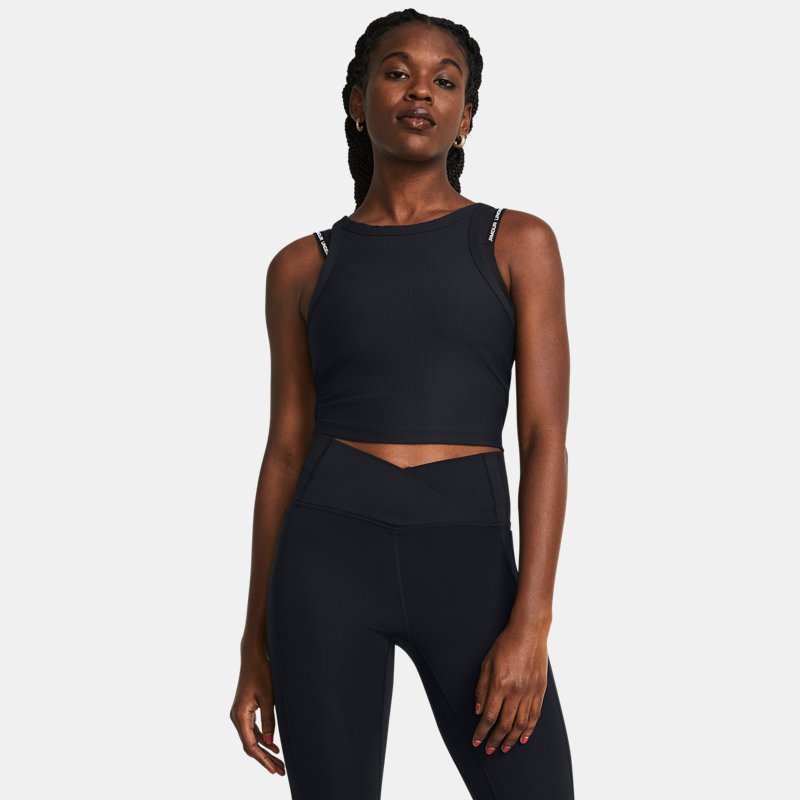 Съкратен топ Under Armour Crop Top Черно | 1384008-001