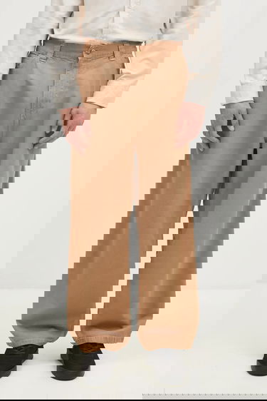 Панталони Carhartt WIP Cotton OG Single Knee Loose Fit Pant Бежово | I033754.2FS4J, 0