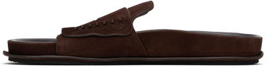Облекло Jacquemus Jacquemus Suede Loafer Sandals Кафяво | 25E251FO172-4354, 2