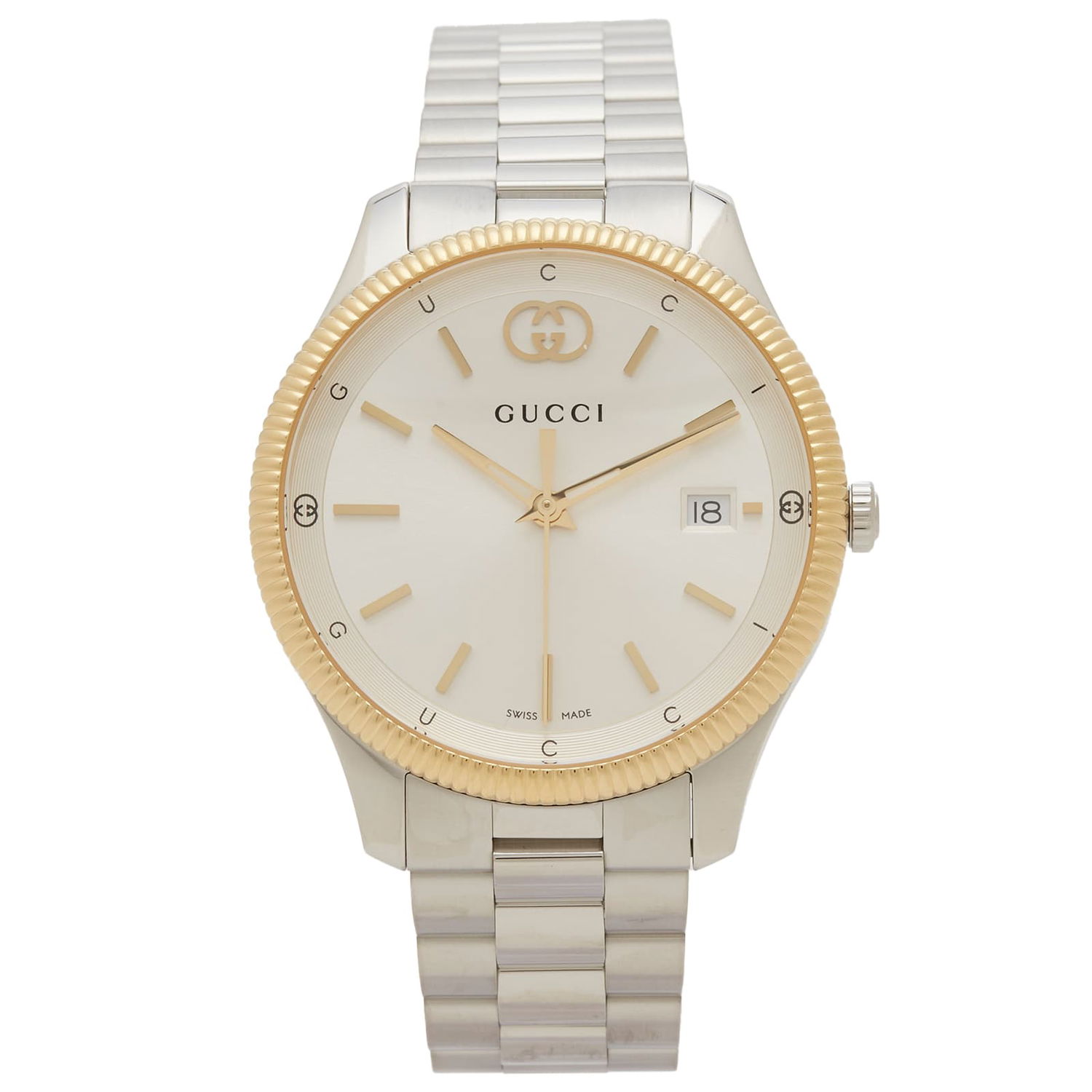 Часовник Gucci G-Timeless 40mm Watch with Silver-Tone Bracelet Металик | YA1264233, 0
