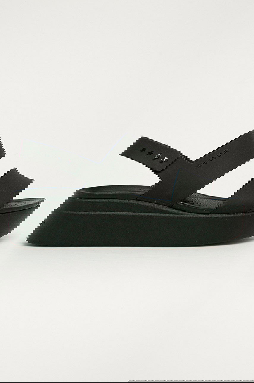 Кецове и обувки Crocs Brooklyn Low Wedge Platform Strap Sandals Черно | KLYN.LOW.WEDGE.W.206453, 0