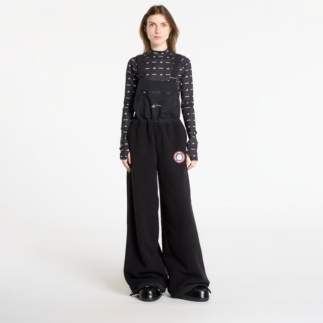 Moonboot Wide-Leg Fleece Bib Pant