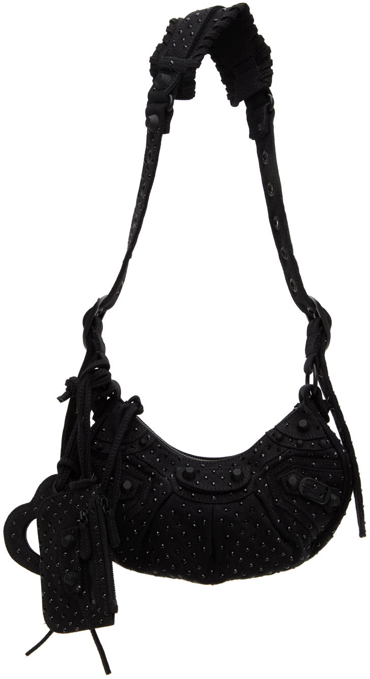Чанта през рамо Balenciaga XS 'Le Cagole' Bag Черно | 671309 2AAKM, 0