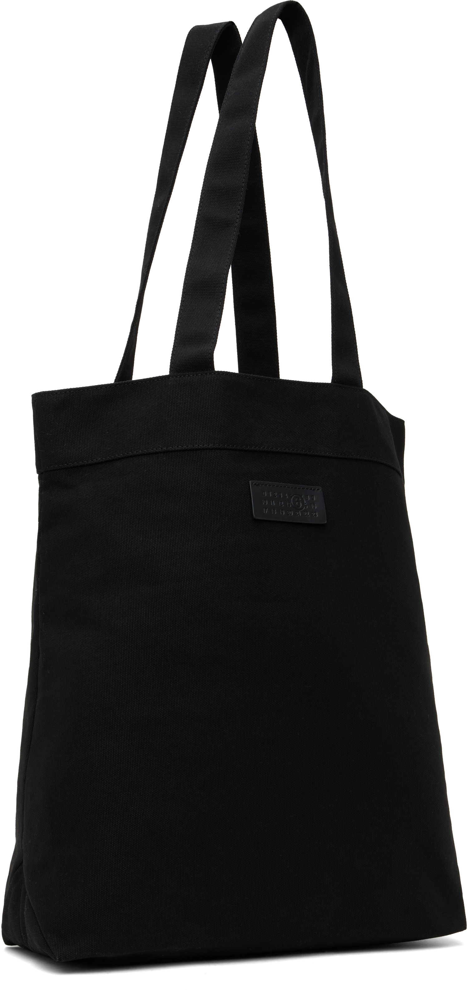Голяма пазарска чанта Maison Margiela MM6 Maison Margiela Reversix Canvas Tote Bag Черно | SB6WC0020 P8331, 1