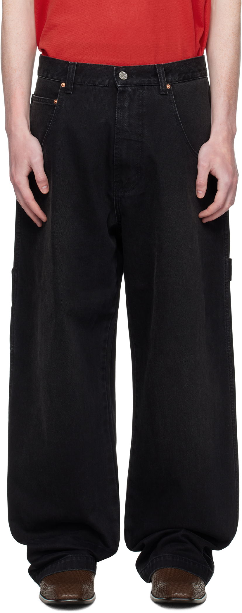 Дънки VETEMENTS VETEMENTS Hip-Hop Jeans Черно | UH76DP250B2
