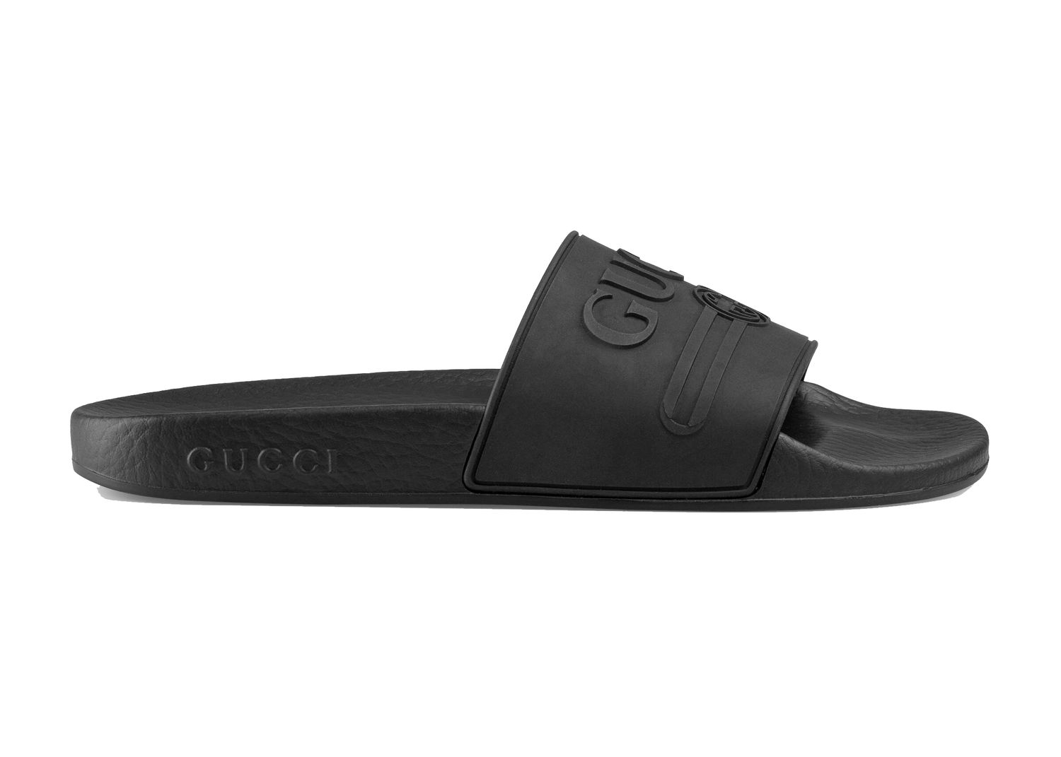 Кецове и обувки Gucci Logo Slide Черно | 525140 JCZ00 1031, 0