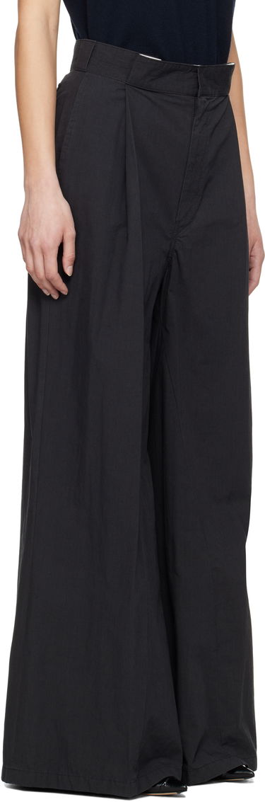 Панталони Maison Margiela Maison Margiela Pleated Wide-Leg Trousers Черно | S51KA0601 M35289, 1