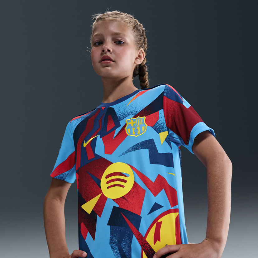 Фланелка Nike F.C. Barcelona Academy Pro Fourth Dri-FIT Football Pre-Match Top - Polyester Многоцветен | FZ1345-413