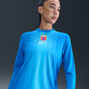 Фланелка Nike Norway Stadium 2025/26 Dri-FIT Replica Long Sleeve Goalkeeper Jersey Синьо | HM9800-406, 0