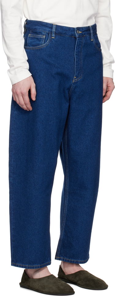 Дънки Studio Nicholson Studio Nicholson Land Jeans Черно | LAND SNM - 1111, 4