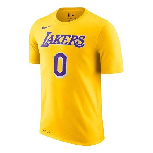 Фланелка Nike NBA Lakers Kuzma Team Short Sleeve Jersey Жълто | AR4888-736