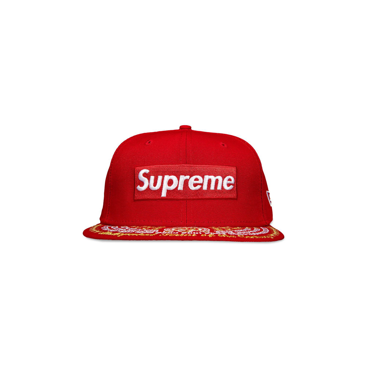 Шапка с козирка Supreme Undisputed Box Logo New Era Червено | FW21H53 RED, 1