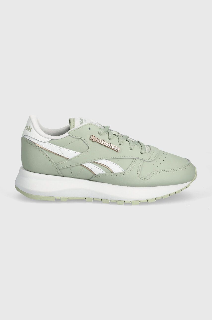 Кецове и обувки Reebok Classic Leather Зелено | 100074548, 1