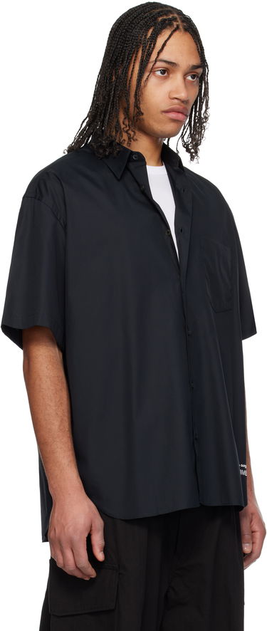 Риза Comme des Garçons CDG Homme Broad Short Sleeve Cotton Shirt Бяло | HO-B103-051, 4