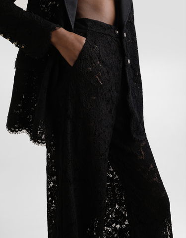 Панталони Dolce & Gabbana Cordonetto Lace Trousers Черно | FTCPTTHLM7LN0000, 1