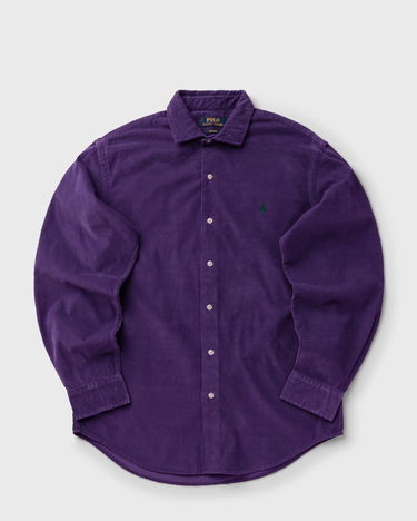 Риза Polo by Ralph Lauren Corduroy Long Sleeve Button-Front Shirt Лилаво | 710P00518010, 0