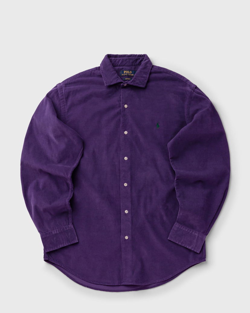 Риза Polo by Ralph Lauren Corduroy Long Sleeve Button-Front Shirt Лилаво | 710P00518010