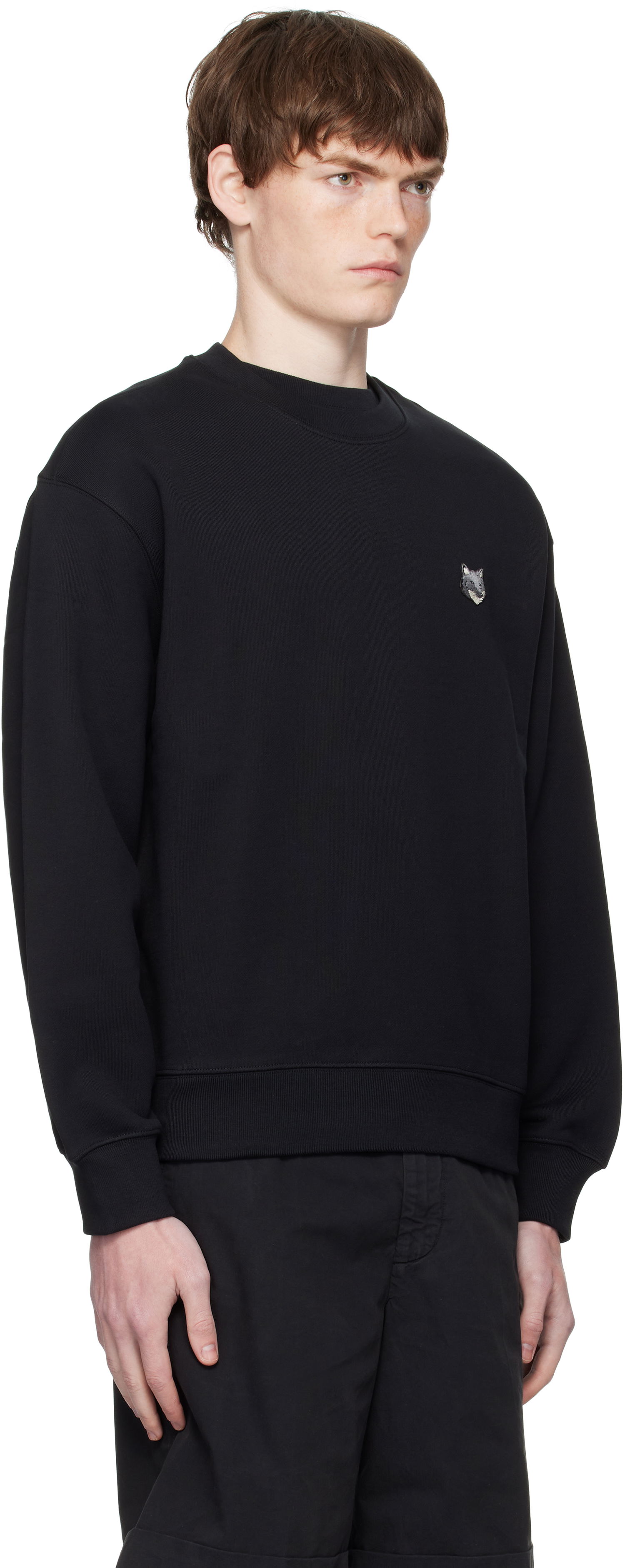 Суитчър MAISON KITSUNÉ Maison Kitsuné Fox Head Comfort Sweatshirt Черно | PM00304KM0341, 1