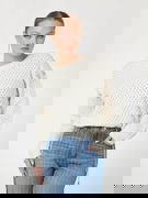 Cable Knit Open Stitch Sweater