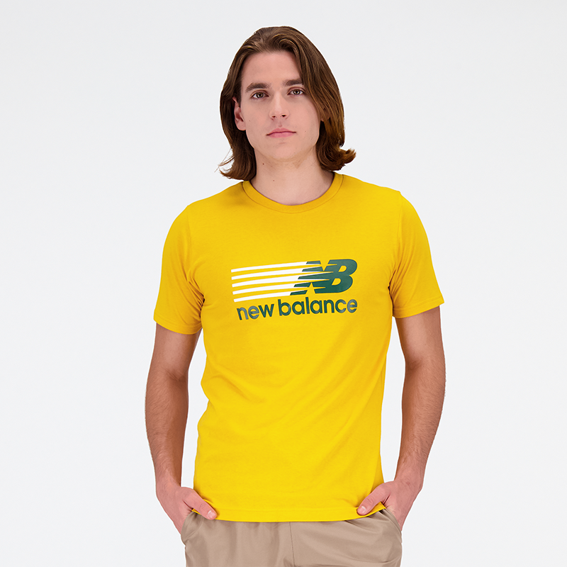 Тениска New Balance T-shirt Жълто | MT23904VGL, 0
