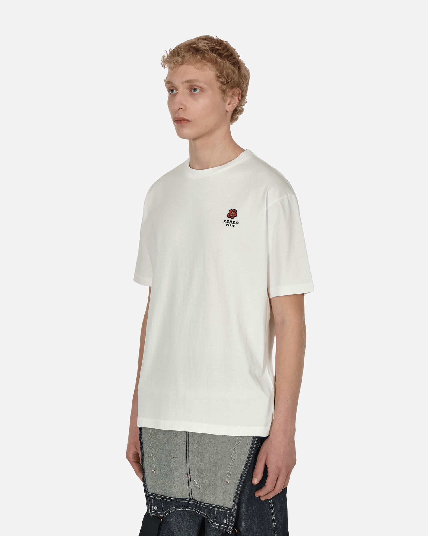 Тениска KENZO 'Boke Flower' Crest Oversized T-Shirt Бяло | FC55TS089CSM 02, 1