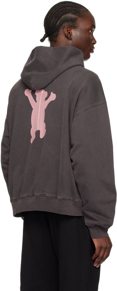 Суитчър We11done We11done Teddy Hoodie Кафяво | WD-TH3-22-727-U-CH, 2